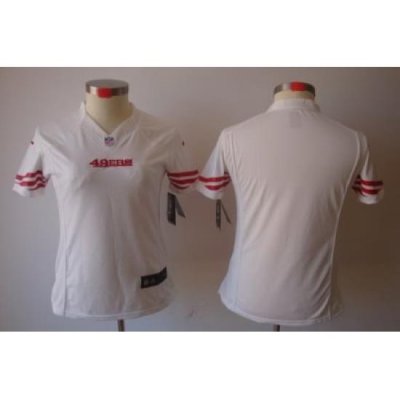 Women Nike San Francisco 49ers Blank White Color[NIKE LIMITED Jersey]