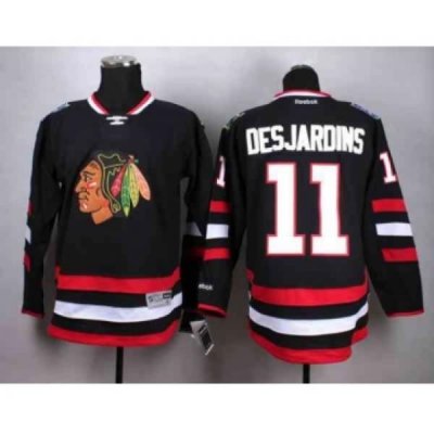 nhl jerseys chicago blackhawks #11 desjardins black[2014 Stadium Series][desjardins]