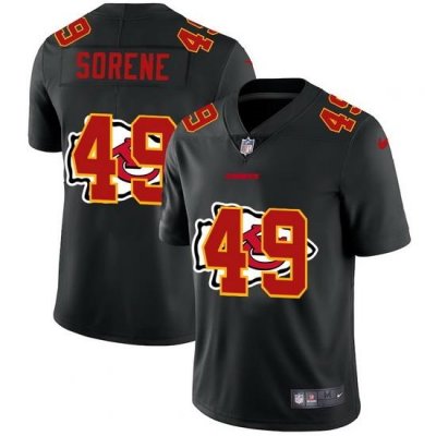 Kansas City Chiefs 49 Daniel Sorensen Men Nike Team Logo Dual Overlap Limited NFL Jersey Black