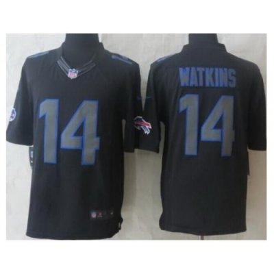 Nike Buffalo Bills 14 Sammy Watkins Black Limited Impact NFL Jersey