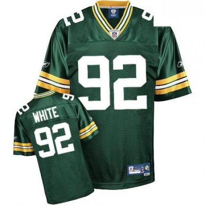 Reebok Green Bay Packers 92 Reggie White Green Team Color Premier EQT Throwback NFL Jersey