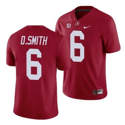 Alabama Crimson Tide DeVonta Smith Game Crimson College Football Jersey