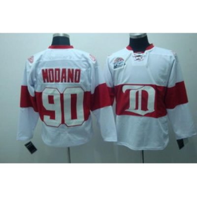 Detroit Red Wings 42 MODANO WHITE Winter Classic Jerseys