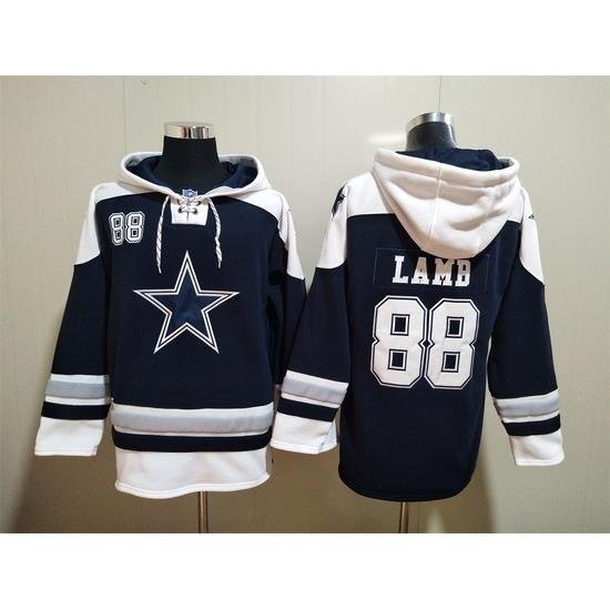 NFL Men Dallas Cowboys 88 CeeDee Lamb Stitched Hoodie