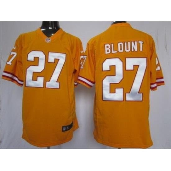 Nike Tampa Bay Buccaneers 27 LeGarrette Blount Yellow Game NFL Jersey