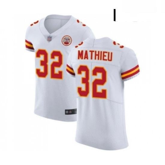 Men Kansas City Chiefs 32 Tyrann Mathieu White Vapor Untouchable Elite Player Football Jersey