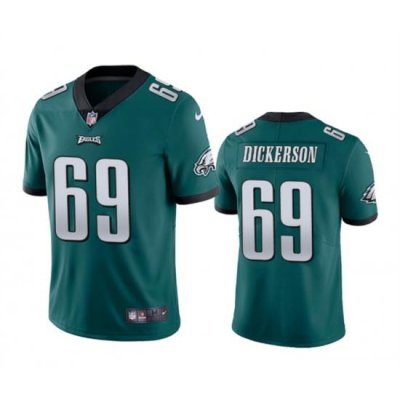 Men Philadelphia Eagles 69 Landon Dickerson Green Vapor Untouchable Limited Stitched Jersey