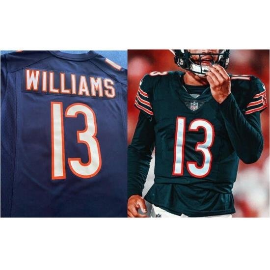 Men Caleb Williams Chicago Bears Blue Vapor Limited Blue  jerseys