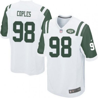 Youth Nike NeW York Jets #98 Quinton Coples Game White NFL Jersey