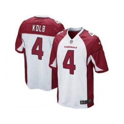 Nike Arizona Cardinals 4 Kevin Kolb white Game NFL Jersey