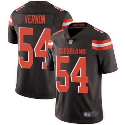 Browns #54 Olivier Vernon Brown Team Color Men Stitched Football Vapor Untouchable Limited Jersey