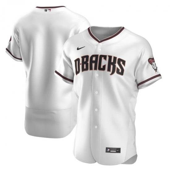 Diamondbacks Blank White Nike 2020 Flexbase Jersey