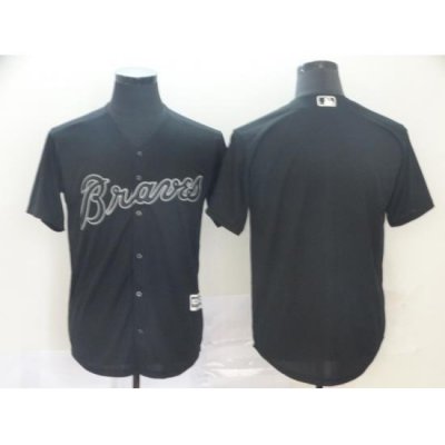 Braves Blank Black 2019 Players 27 Weekend Player Jersey