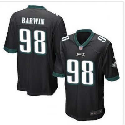 Youth NEW Eagles #98 Connor Barwin Black Alternate Stitched NFL New Elite Jersey