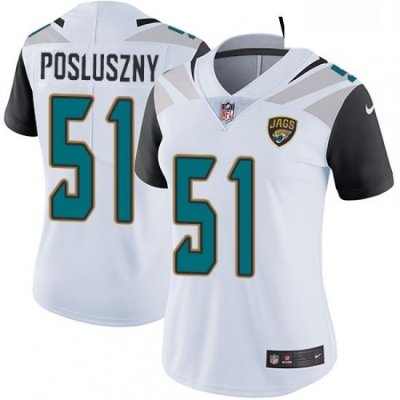 Womens Nike Jacksonville Jaguars 51 Paul Posluszny Elite White NFL Jersey