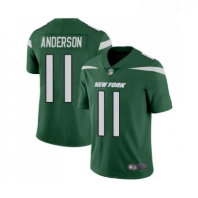 Youth NeW York Jets 11 Robby Anderson Green Team Color Vapor Untouchable Limited Player Football Jersey