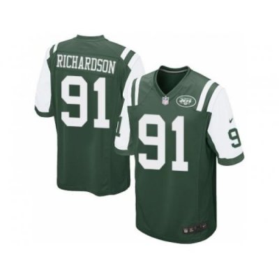 Nike New York Jets 91 Sheldon Richardson Green Game NFL Jersey