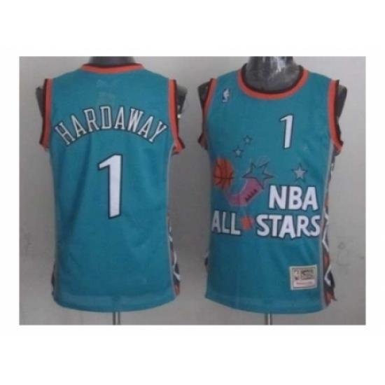 NBA 96 All Star #1 Hardaway Blue Jerseys