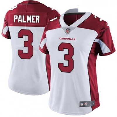 Womens Nike Arizona Cardinals 3 Carson Palmer White Vapor Untouchable Limited Player NFL Jersey