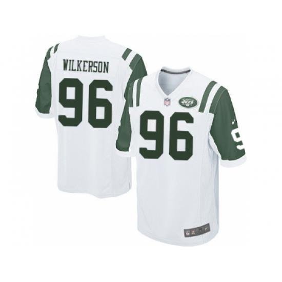 Nike NeW York Jets 96 Muhammad Wilkerson White Game NFL Jersey