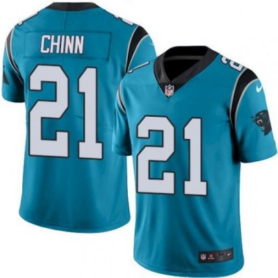 Youth Nike Carolina Panthers 21 Jeremy Chinn Blue Alternate Stitched NFL Vapor Untouchable Limited Jersey