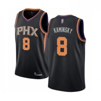 Womens Phoenix Suns 8 Frank Kaminsky Swingman Black Basketball Jersey Statement Edition