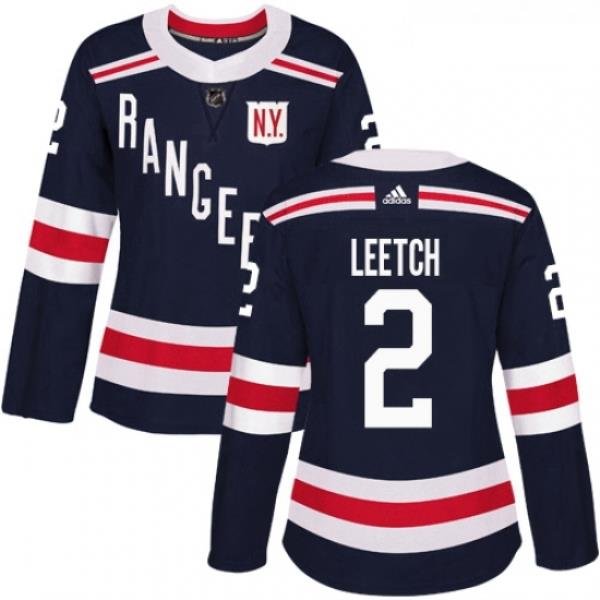 Womens Adidas New York Rangers 2 Brian Leetch Authentic Navy Blue 2018 Winter Classic NHL Jersey