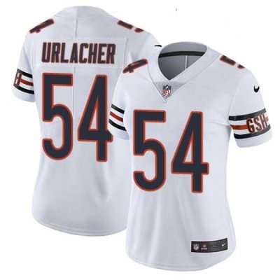 Womens Nike Chicago Bears 54 Brian Urlacher Elite White NFL Jersey