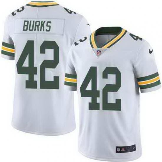 Nike Packers 42 Oren Burks White Vapor Untouchable Limited Jersey