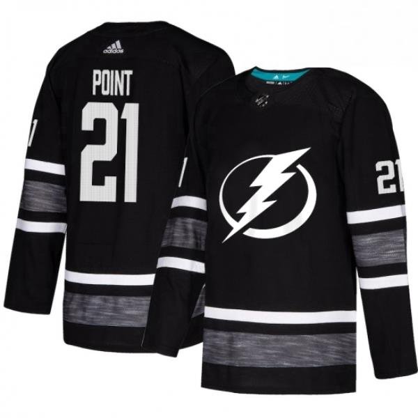 Mens Adidas Tampa Bay Lightning 21 Brayden Point Black 2019 All Star Game Parley Authentic Stitched NHL Jersey