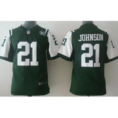 Youth Nike New York Jets 21 Chris Johnson Green NFL Jerseys