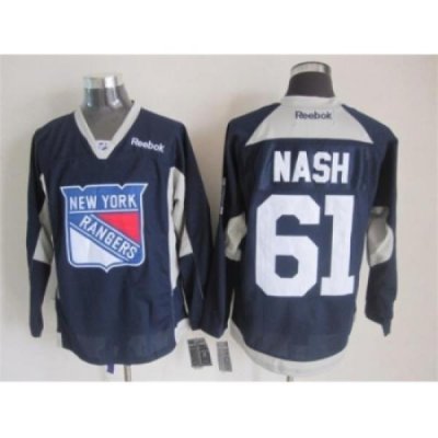 NHL New York Rangers 61 Rick Nash Dark Blue Jerseys