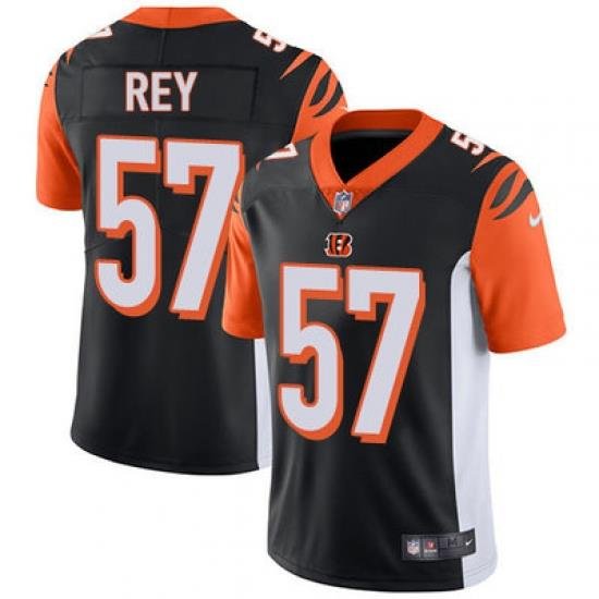 Nike Bengals #57 Vincent Rey Black Team Color Mens Stitched NFL Vapor Untouchable Limited Jersey