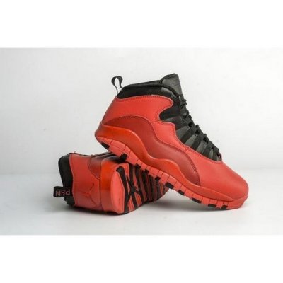 Air Jordan 10 Retro Men Shoes Red Black