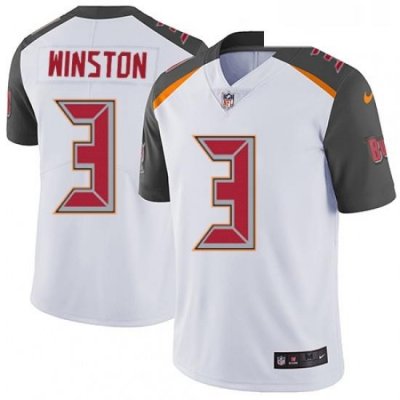 Youth Nike Tampa Bay Buccaneers 3 Jameis Winston Elite White NFL Jersey