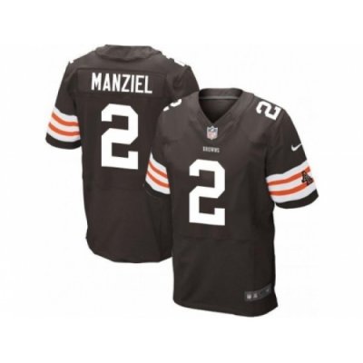 Nike Cleveland Browns 2 Johnny Manziel Brown Limited NFL Jersey