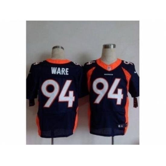 Nike Denver Broncos 94 DeMarcus Ware blue Elite NFL Jersey