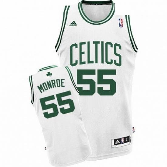 Mens Adidas Boston Celtics 55 Greg Monroe Swingman White Home NBA Jersey