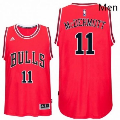 Chicago Bulls 11 Doug McDermott 2016 Road Red New Swingman Jersey