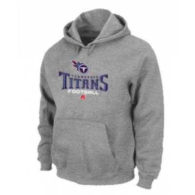 NFL Mens Nike Tennessee Titans Critical Victory Pullover Hoodie Grey