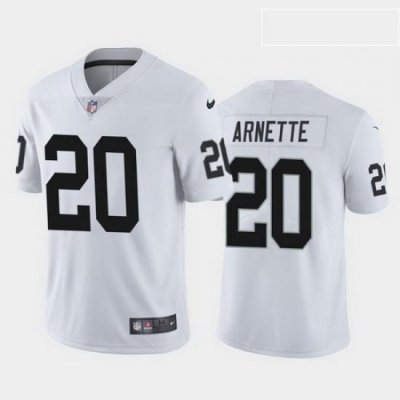 men damon arnette las vegas raiders white vapor limited jersey