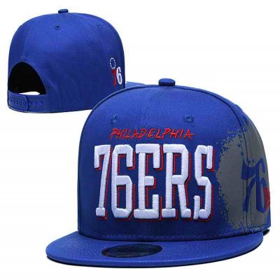 Philadelphia 76ers Stitched Snapback Hats 005