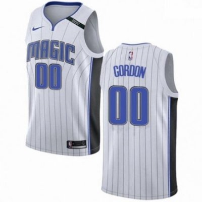 Mens Nike Orlando Magic 0 Aaron Gordon Authentic NBA Jersey Association Edition