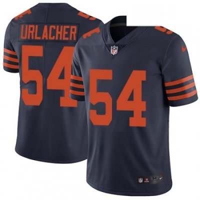 Mens Nike Chicago Bears 54 Brian Urlacher Navy Blue Alternate Vapor Untouchable Limited Player NFL Jersey