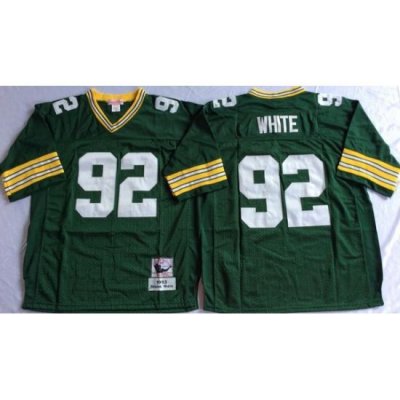 Men Green Bay Green Bay Packers 92 Reggie Green M&N Throwback Jersey