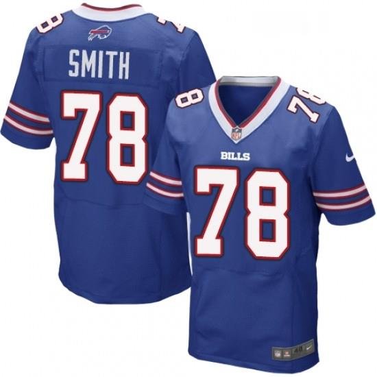 Mens Nike Buffalo Bills 78 Bruce Smith Elite Royal Blue Team Color NFL Jersey