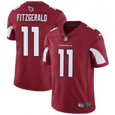 Youth Nike Arizona Cardinals 11 Larry Fitzgerald Red Team Color Vapor Untouchable Limited Player NFL Jersey