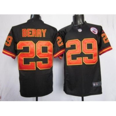 Nike Kansas City Chiefs 29 Eric Berry Black Game NFL Jersey