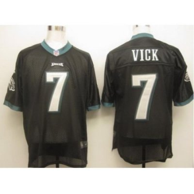 Nike Philadelphia Eagles 7 Michael Vick Black Elite NFL Jersey