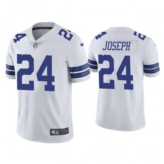 Men Dallas Cowboys 24 Kelvin Joseph Dallas Cowboys Vapor Limited White Jersey